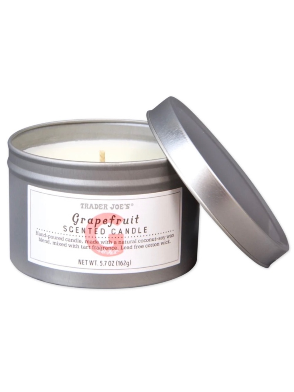 $8❤️‍🔥 Trader Joe’s GRAPEFRUIT Scented Candle NEW Spring Scent